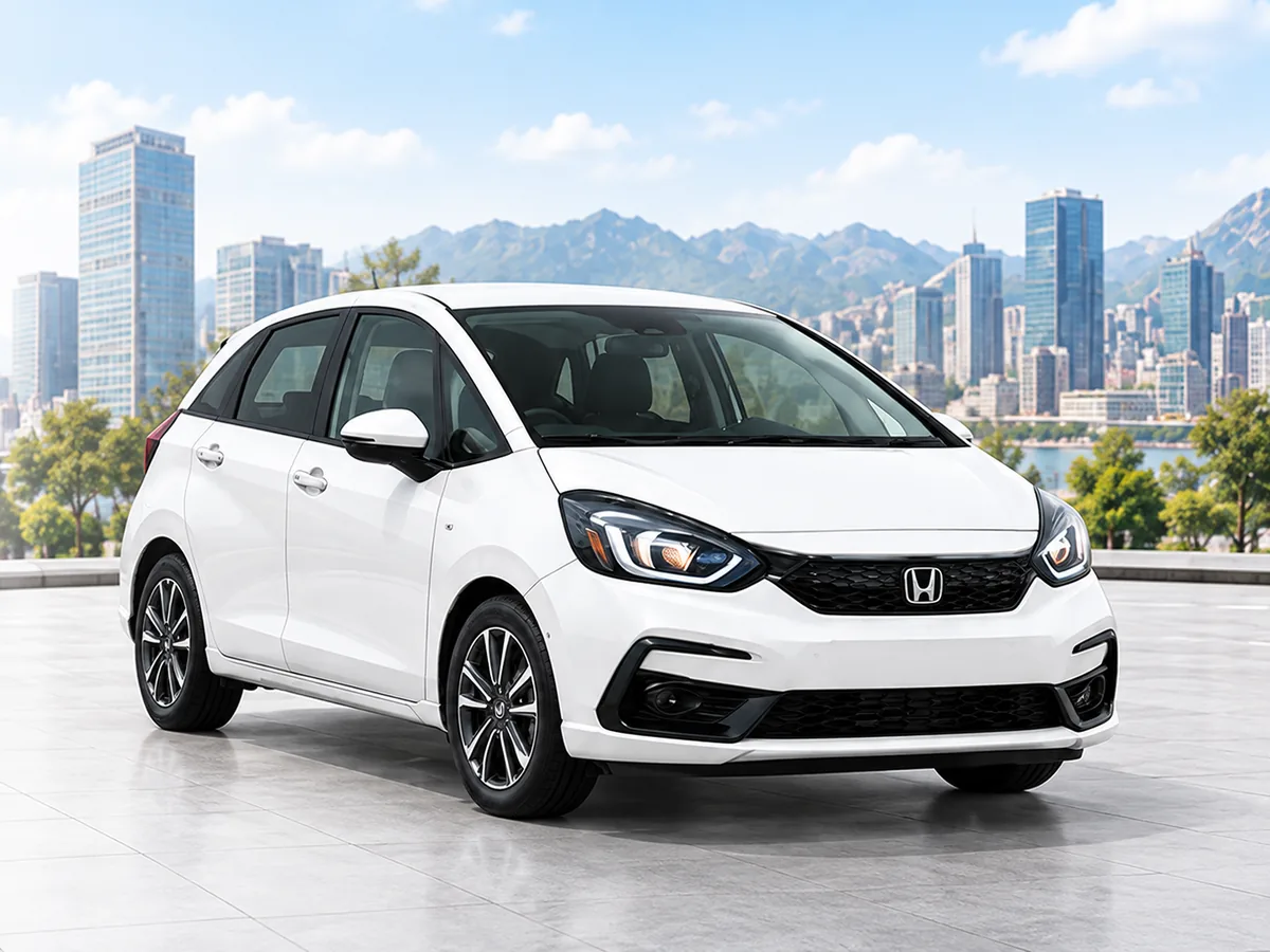 თეთრი Honda FIT